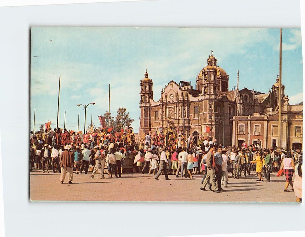 Postcard The Shrine of Guadalupe Mexico City Mexico