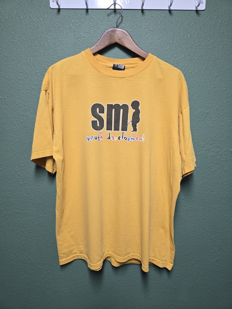 Worn Vintage 90s SMP Youth Development Skate Shirt Men's XL