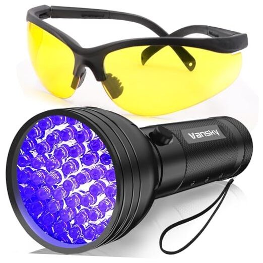 Professional Car AC Leak Detector with UV 68 LED for Automotive Air Conditioner-image