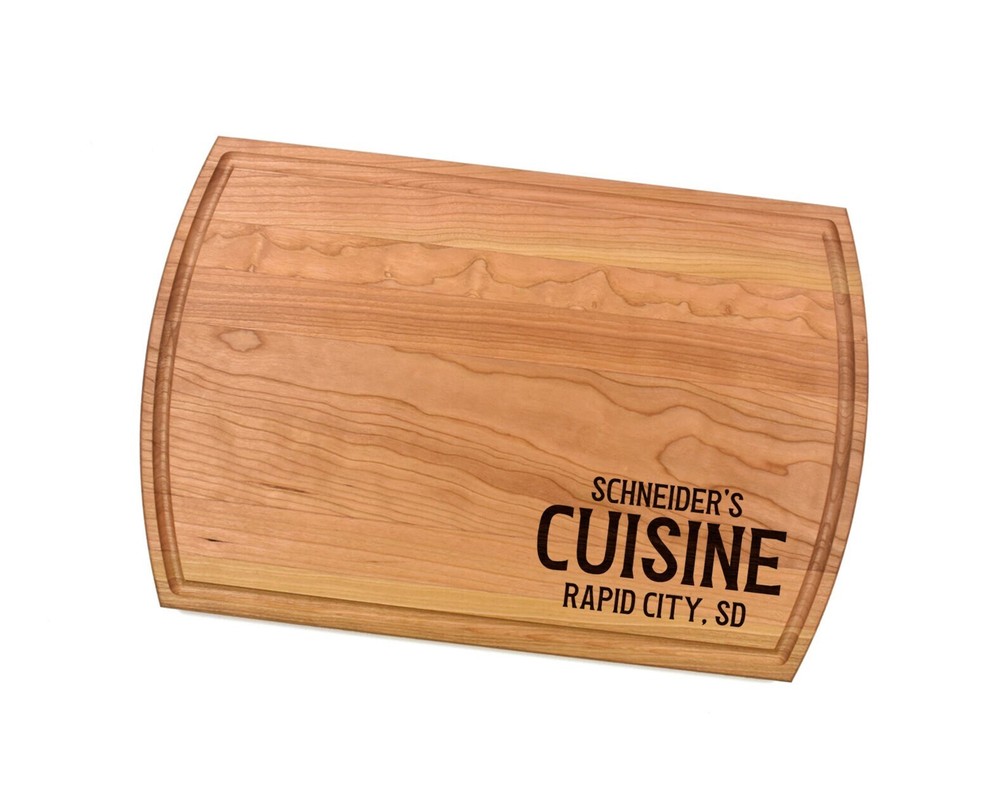 Personalized Cuisine Cutting Board | Cuisine Chef Charcuterie Board | Custom