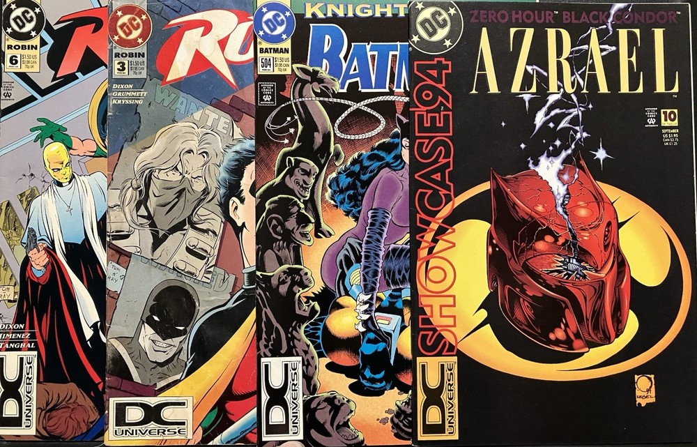 DC Universe Logo Lot 2 Azrael 10 Batman 504 Robin 3, 6