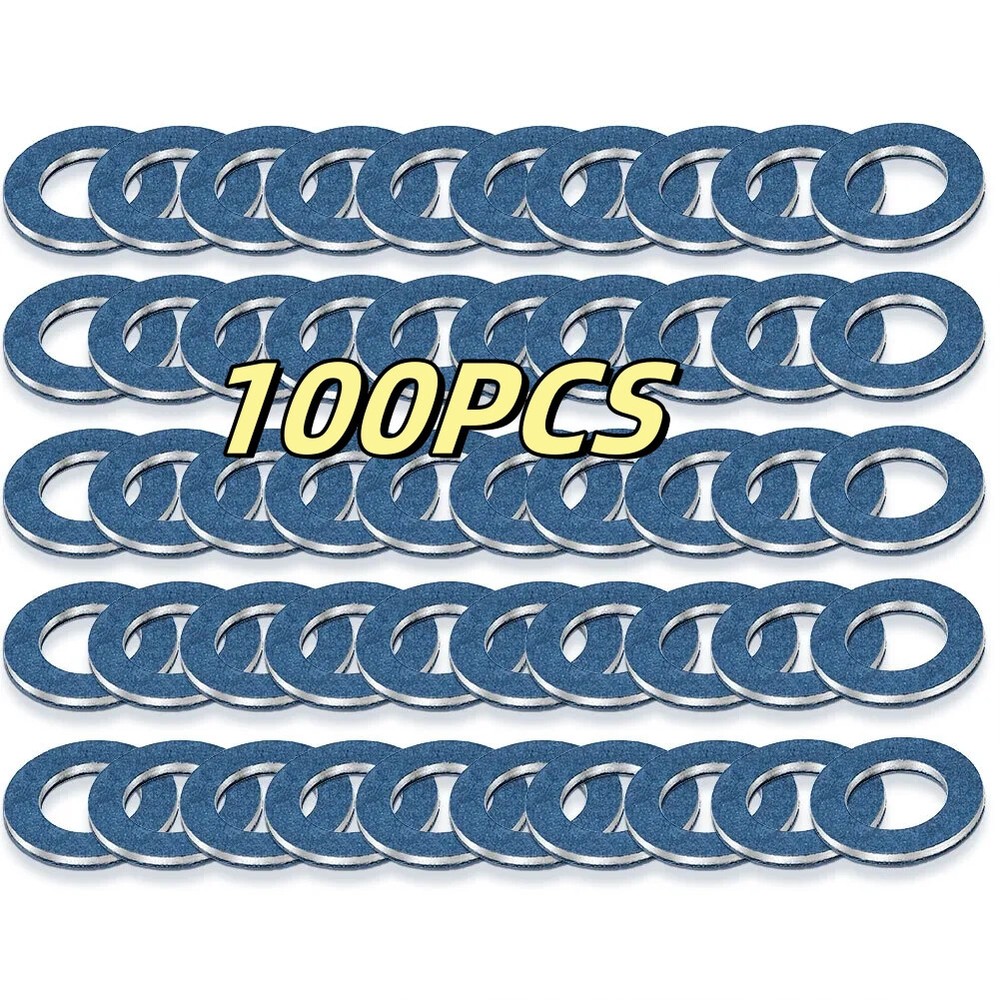 100X Oil Drain Plug Gasket Crush Washer For TOYOTA SIENNA RAV4 90430-12031