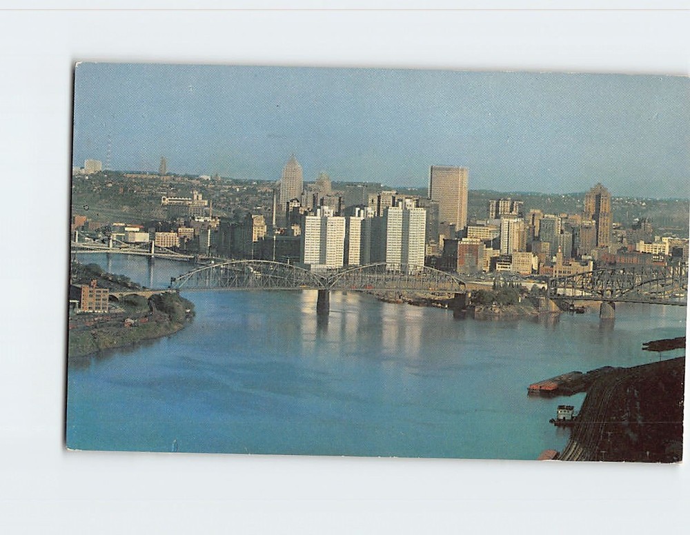 Postcard Gateway Center Buildings Golden Triangle Pittsburgh Pennsylvania USA