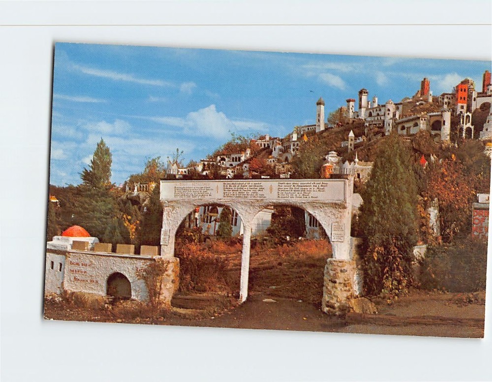 Postcard Bethlehem Holy Land Replica Waterbury Connecticut USA