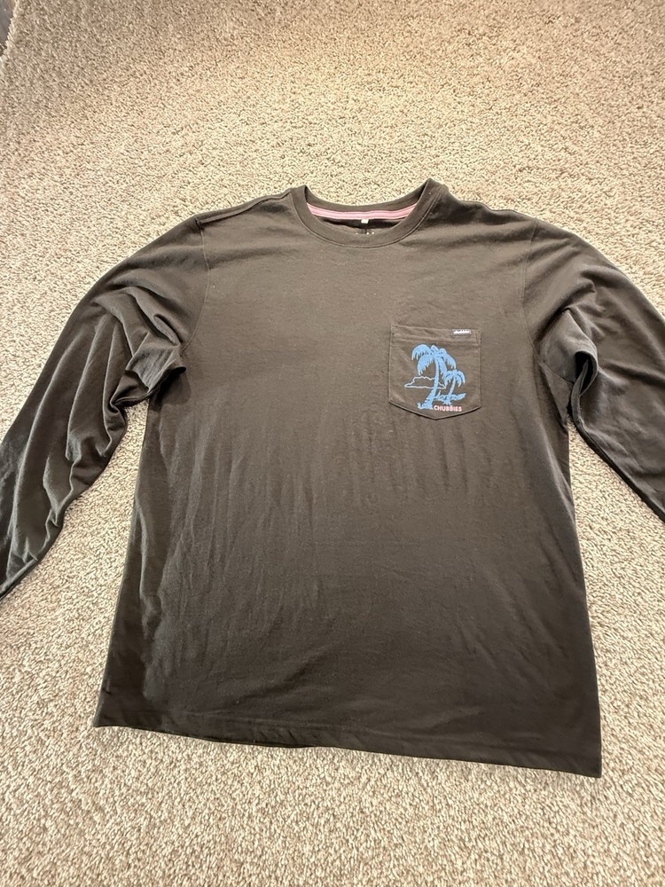 Chubbies T Shirt Men’s Medium Long Sleeve The Weekend Has Arrived