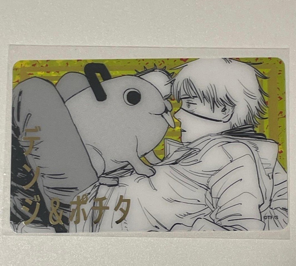 Chainsaw Man Jump Festa 2026 Clear Card Pochita Denji Foil Stamped Collection JF