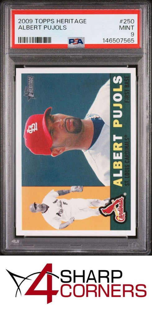 2009 Topps Heritage #250 Albert Pujols Cardinals Psa 94SC: Leading the industry in consignment services!