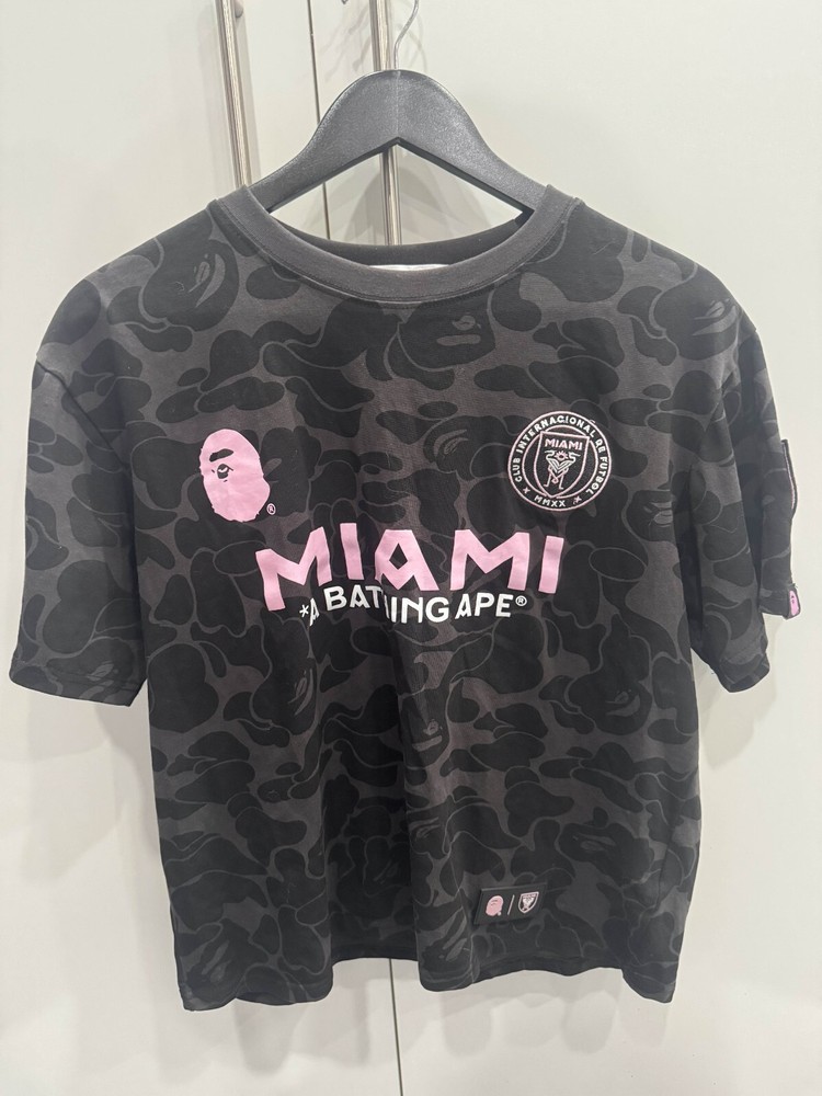 Bape x Inter Miami CF Soccer Jersey Size L Limited Edition Collaboration