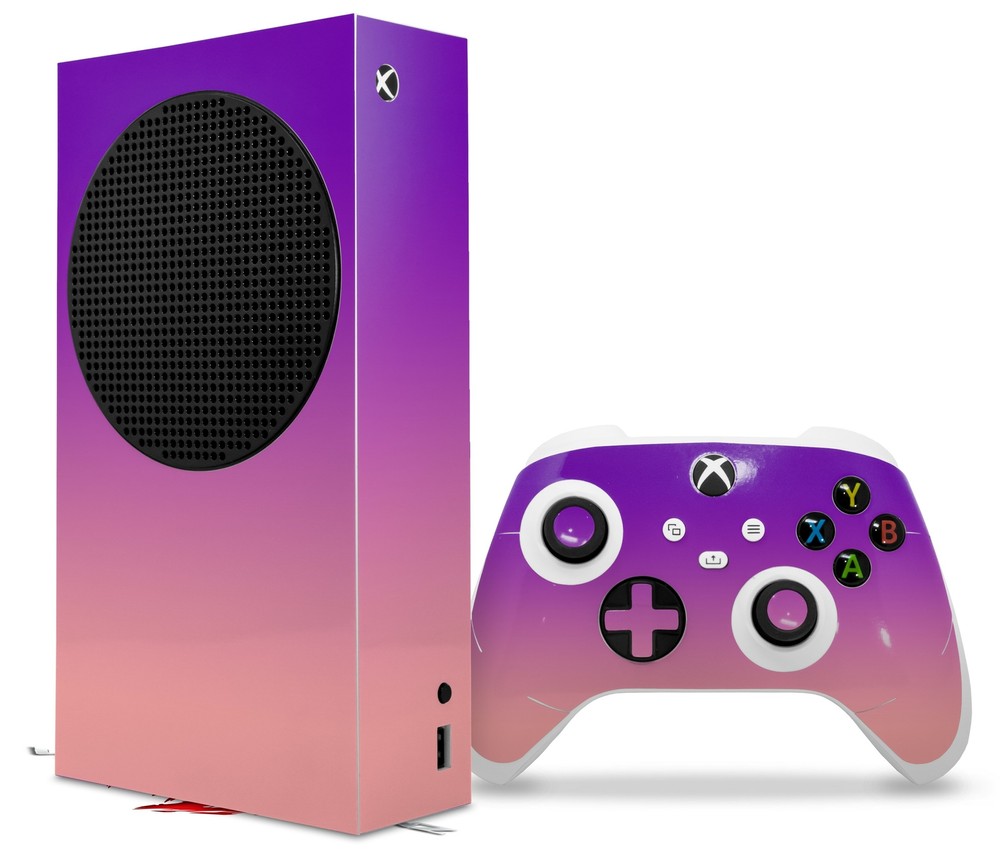 Skins XBOX Series S Console Controller Smooth Fades Pink Purple