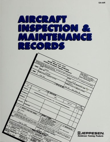 Aircraft Inspection and Maintenance Records/JS5312677 by Enga, John, Good Book