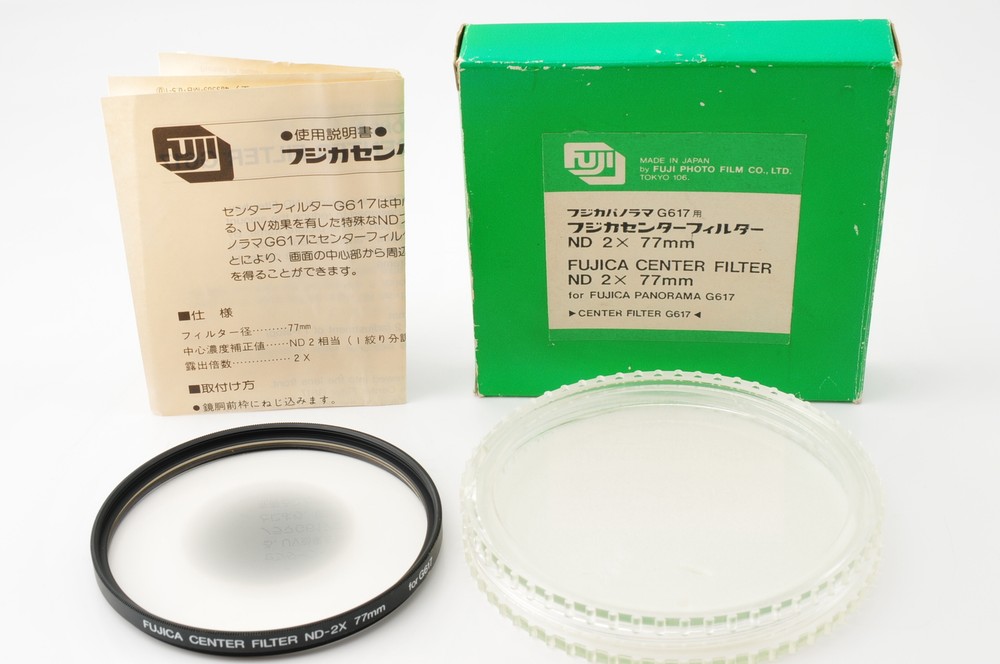 Near MINT Fujifilm ND-2X 77mm Center Filter for G617 Fujinon 105mm Japan