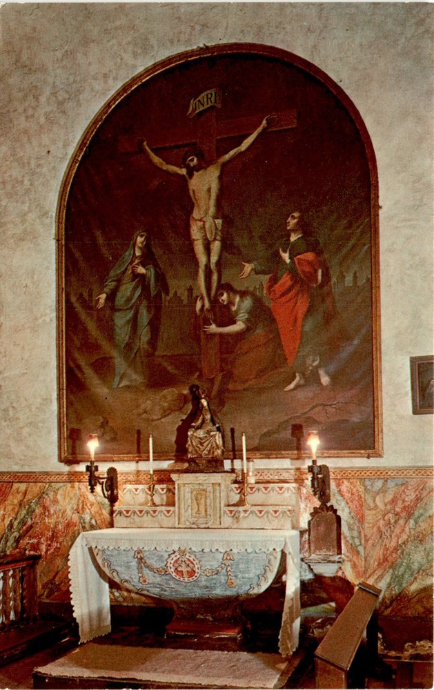 Hubert A. Lowman, Mission Santa Barbara, Santa Barbara, California, Postcard