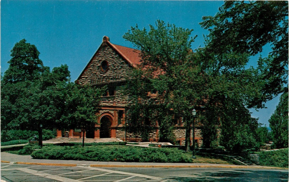 UNIVERSITY OF KANSAS, MUSEUM OF ART, William Bridges Thayer Memorial Postcard