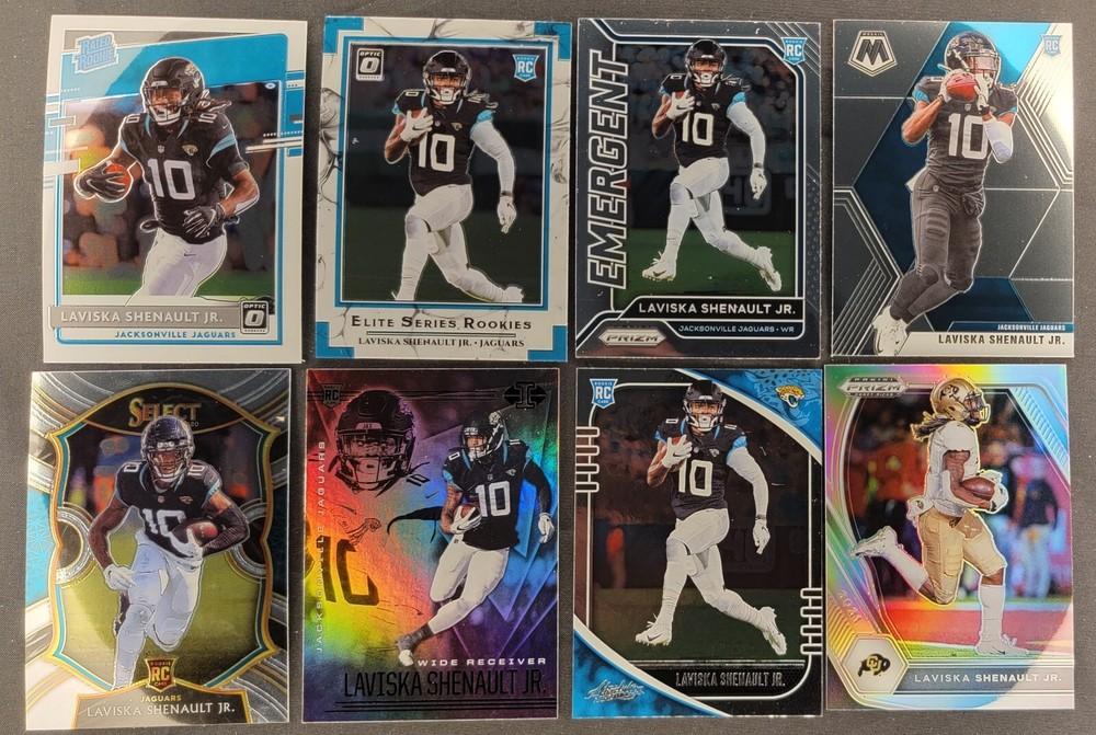 2020 Panini Laviska Shenault Jr. Rookie Plus Silver - 8 Card Lot 🔥📈🔥📈