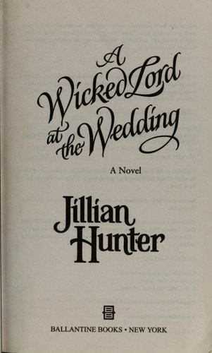 A Wicked Lord at the Wedding (The Boscastles) by Hunter, Jillian, Acceptable Boo