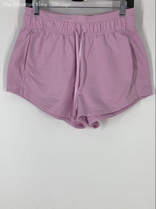 Lululemon Womens Purple Elastic Waist Activewear Athletic Shorts Size 8