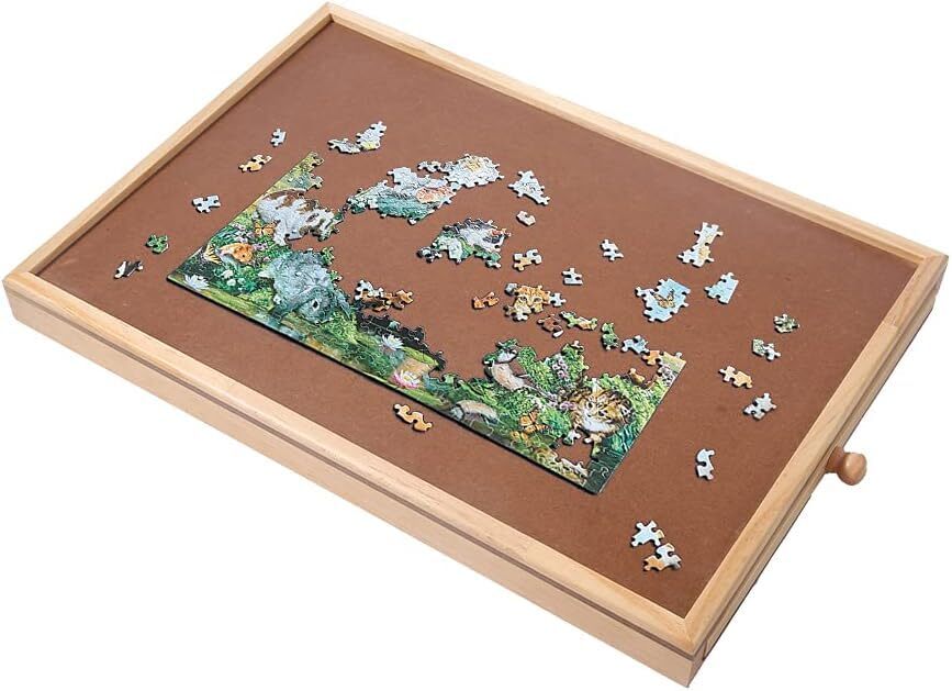 17.3 inch X 12 inch Puzzle Tables for Drawers Small Jigsaw Puzzle Board Porta...