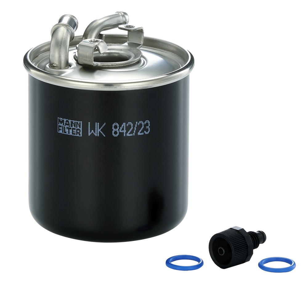 WK 842/23 x Mann filter fuel filter for Jeep, Mercedes-Benz, Smart