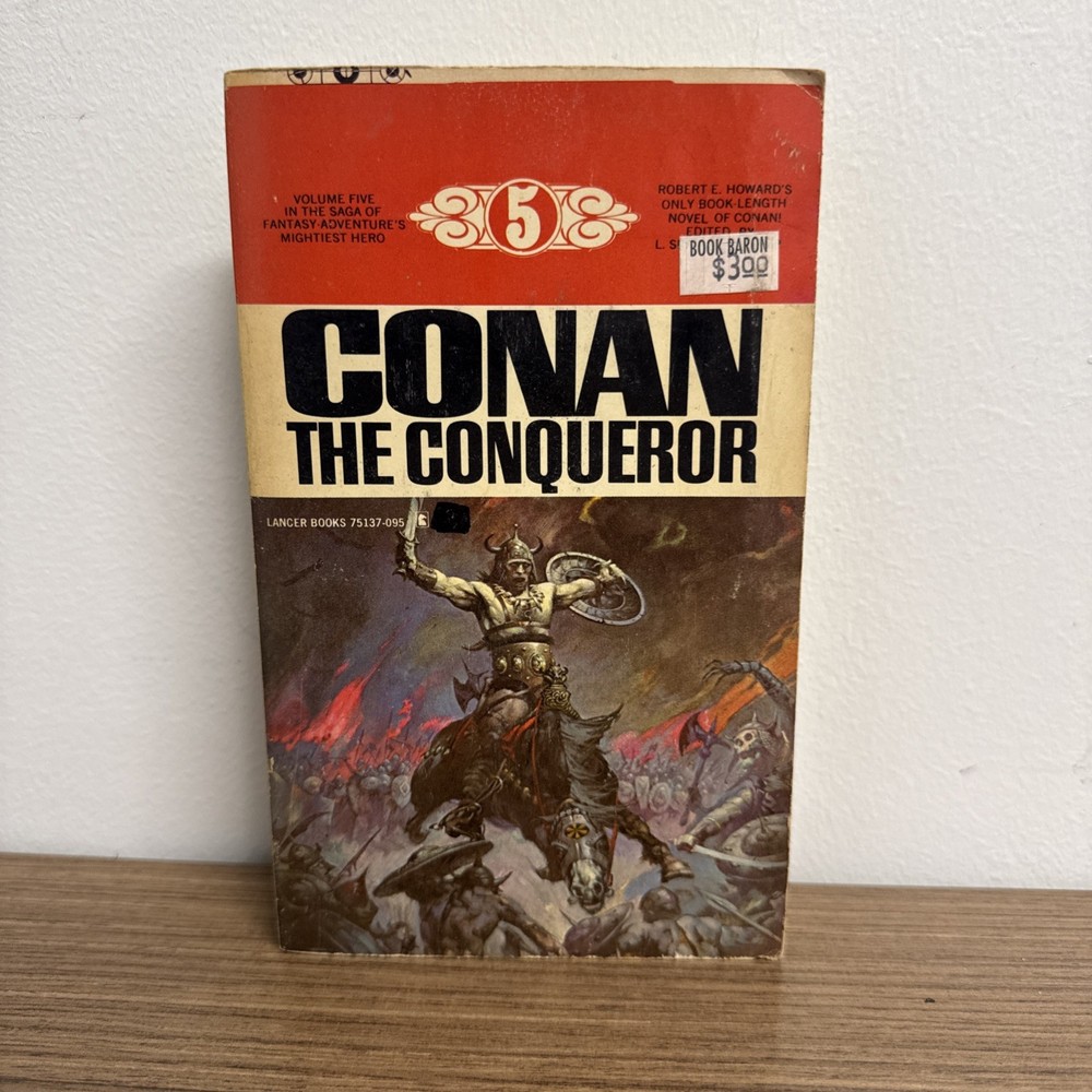 Conan The Conqueror Robert E Howard 1967 Lancer Fantasy Adventure