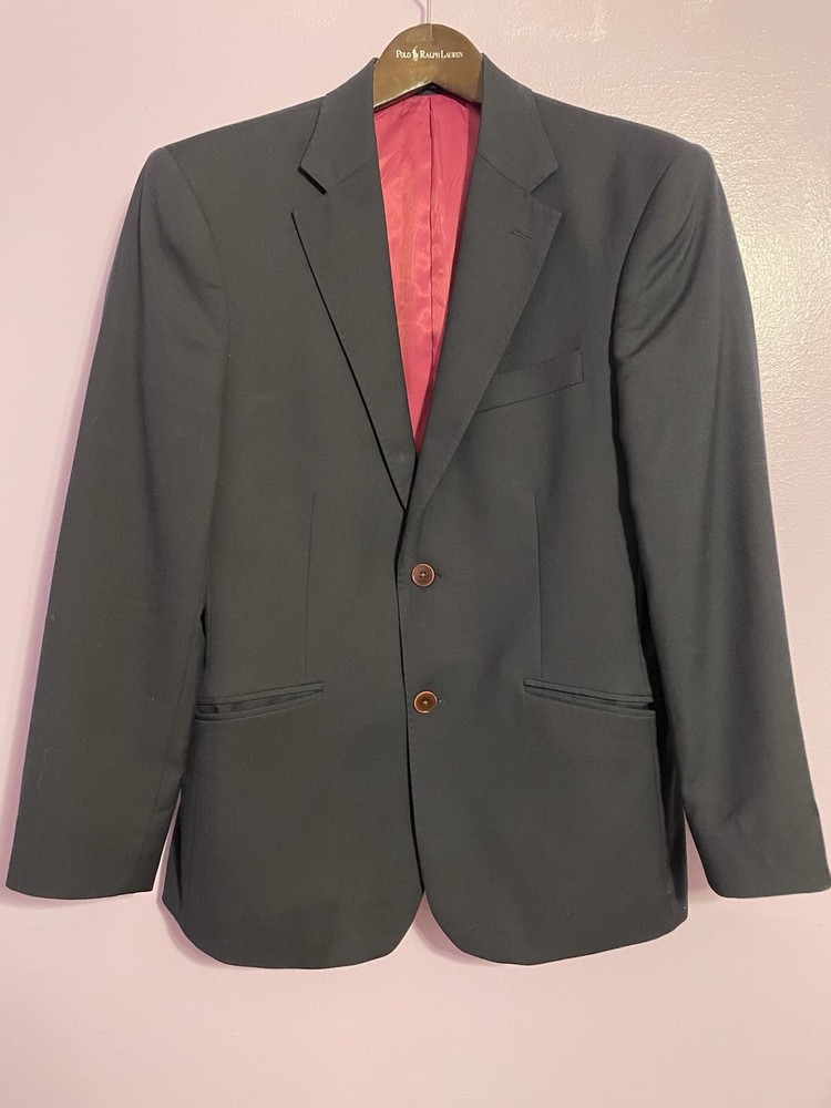 Charles Tyrwhitt Suit Jacket Men’s 36S 100% Wool Slim Fit Formal Preppy Office