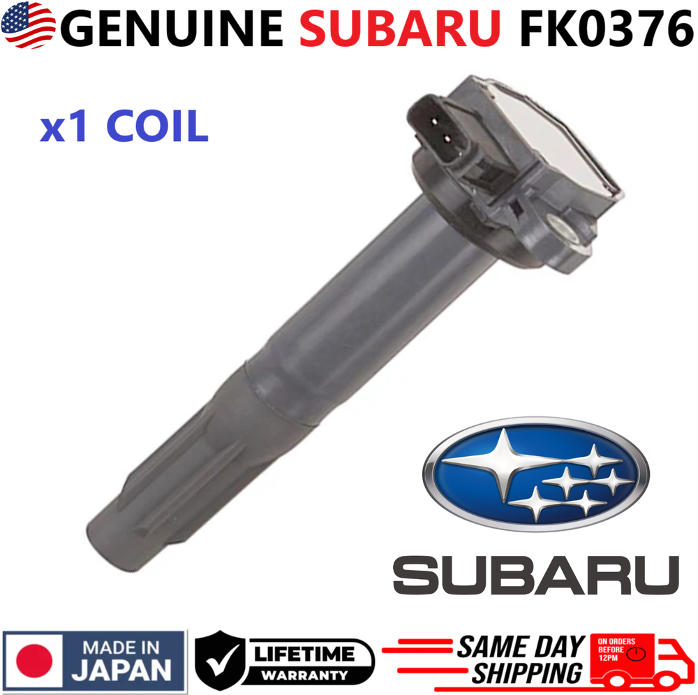 GENUINE SUBARU x1 Ignition Coil For 2010-2012 Subaru Legacy Outback 2.5L, FK0376
