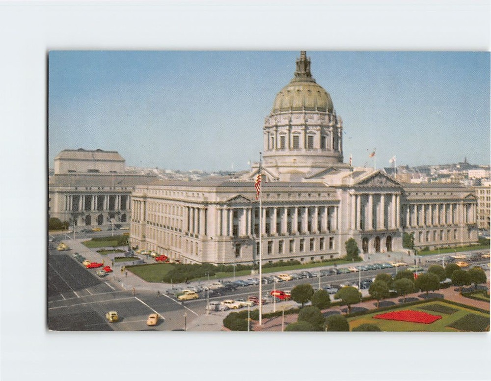 Postcard City Hall Civic Center San Francisco California USA