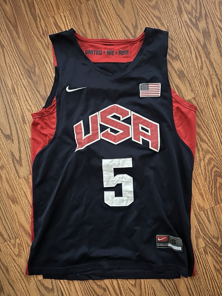 Nike Team USA Kevin Durant Jersey 2012 Size small Embroidered Olympics #5 Blue