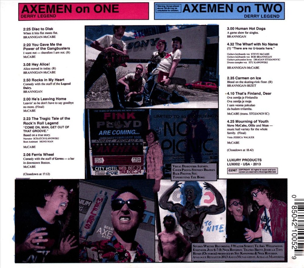 AXEMEN DERRY LEGEND NEW CD