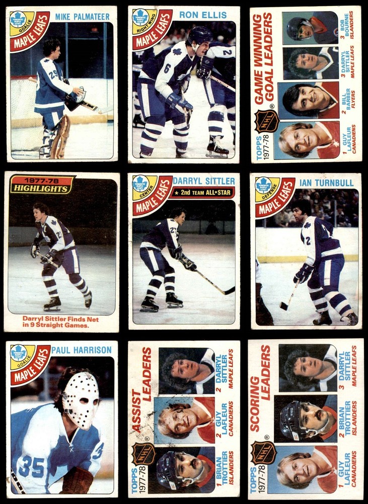1978-79 Topps Maple Leafs Near Team Set 2.5 - GD+ 3893209 (11 / 16 cards)