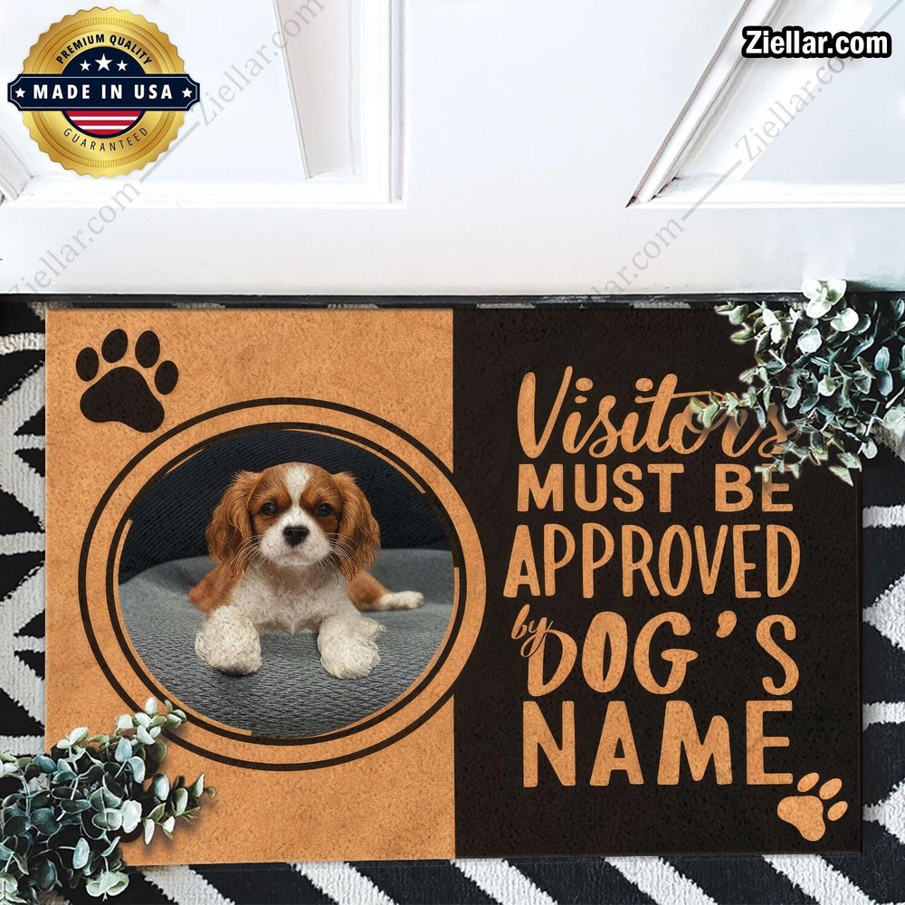 Custom Dog Approval Doormat - Must Be Approved by Pup