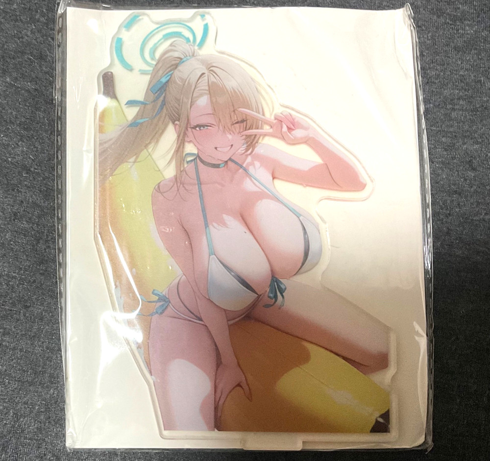 Blue Archive Ichinose Asuna Swimsuit Bikini Anime Game Acrylic Stand Figure 15cm