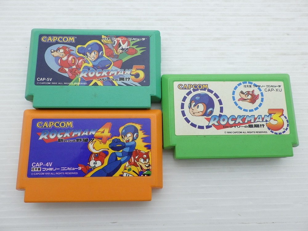 Rockman/Megaman Game Lot Famicom/NES JP GAME. 9000025442084