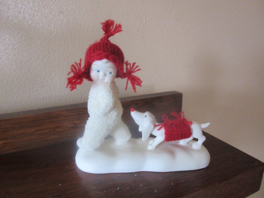 Department 56 Snowbabies Trailing Behind Collectible Figurine