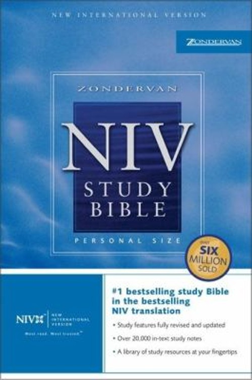 Niv Study Bib P/s Hardcover Zondervan StaffFree US Delivery | ISBN:0310923069