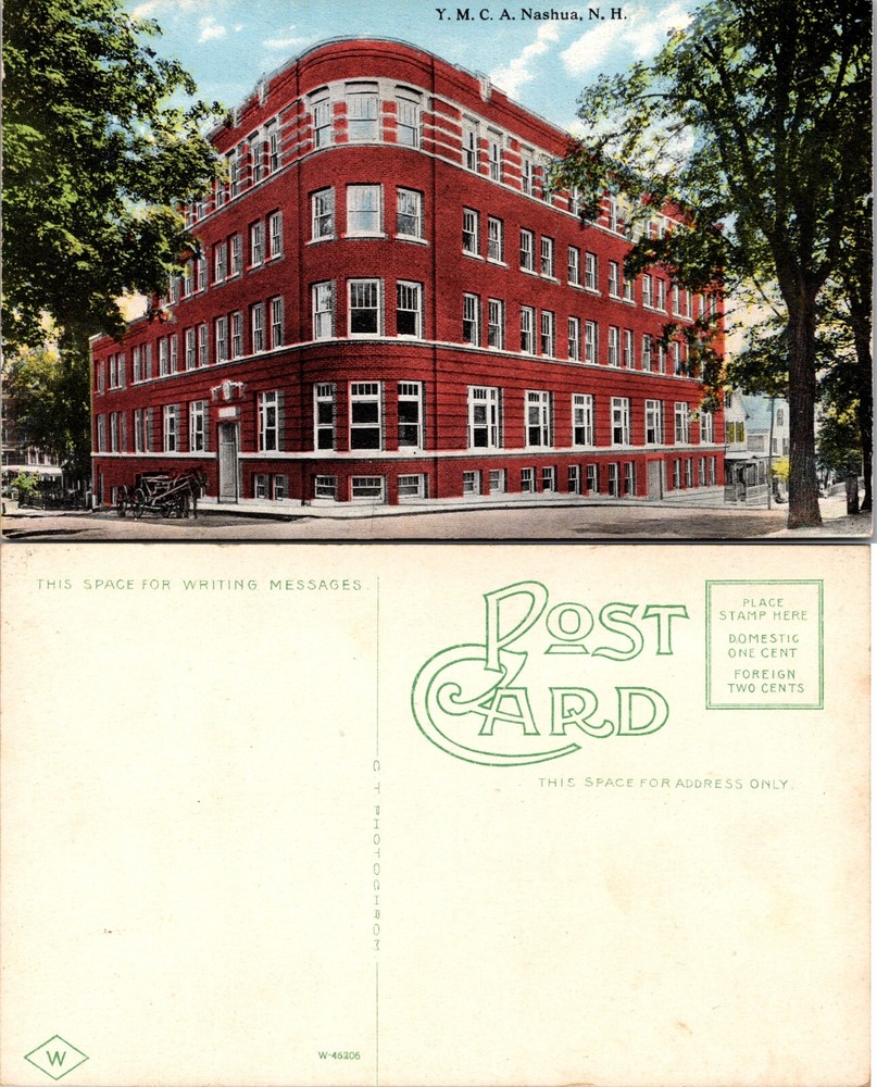 YMCA Nashua New Hampshire NH Postcard