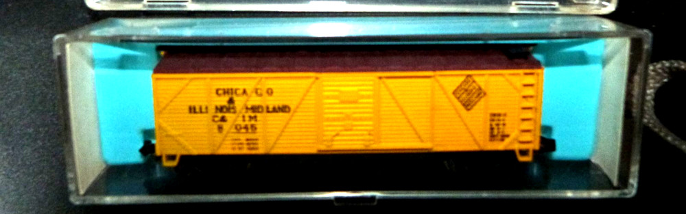 N Scale Chicago & Illinois Midland Wood 40' Boxcar