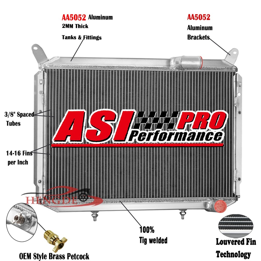 3 Row Aluminum Radiator For 1984-1988 1985 1986 Nissan 300ZX 3.0L V6 CC762