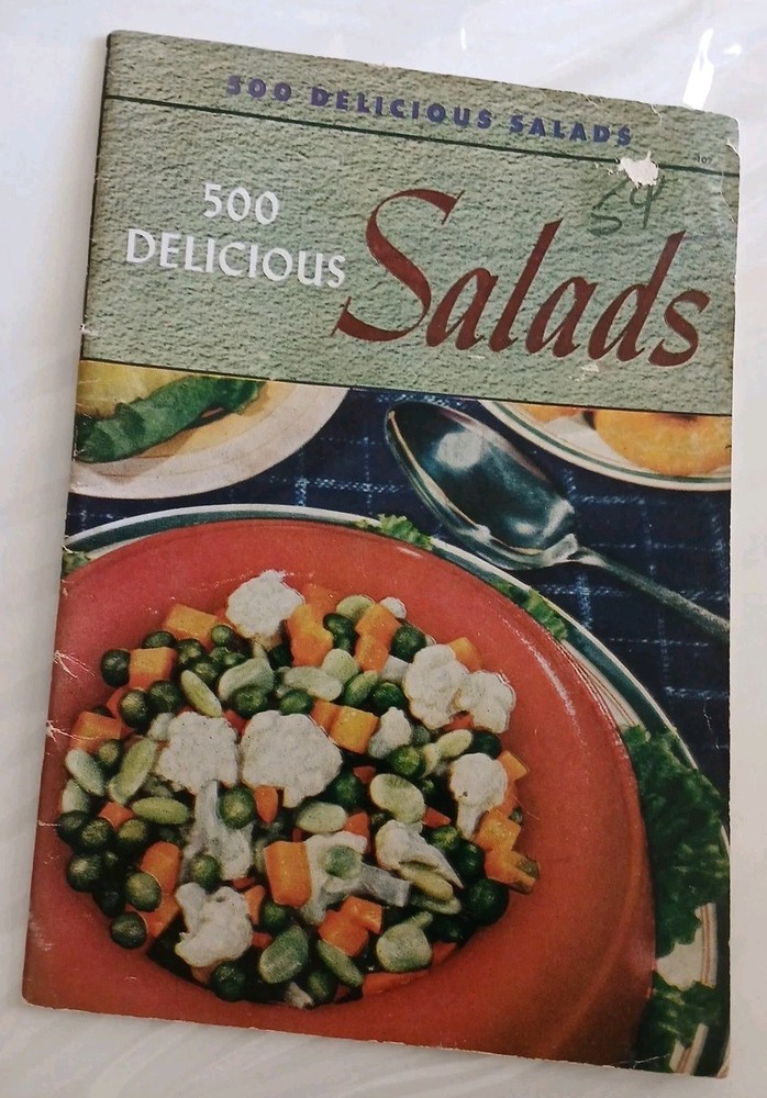1941 Cookbook 500 DELICIOUS SALADS  Culinary Arts Institute