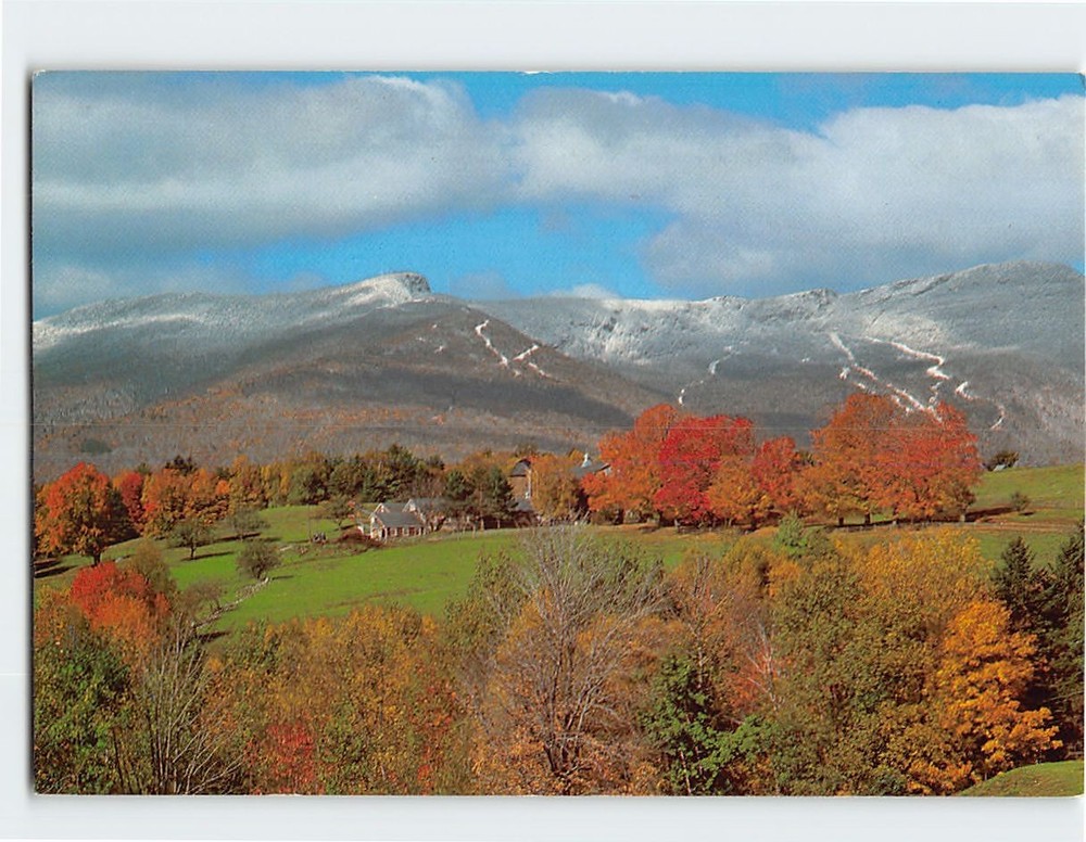 Postcard Mt. Mansfield Stowe Vermont USA