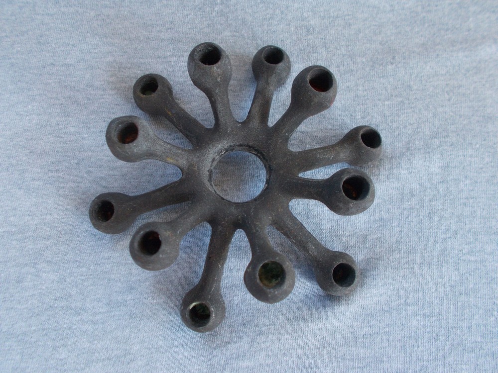 Vintage Dansk Quistguard Iron Spider Candle Holder