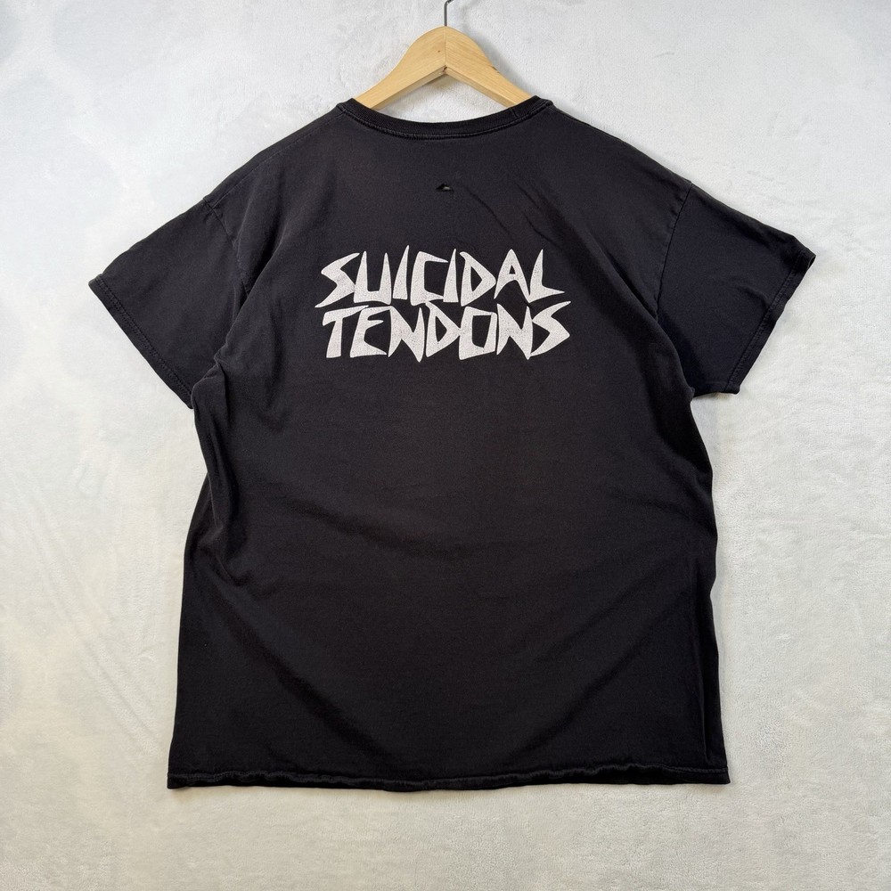 Vintage Suicidal Tendencies Sun Faded Band T Shirt Men’s size Medium Distressed