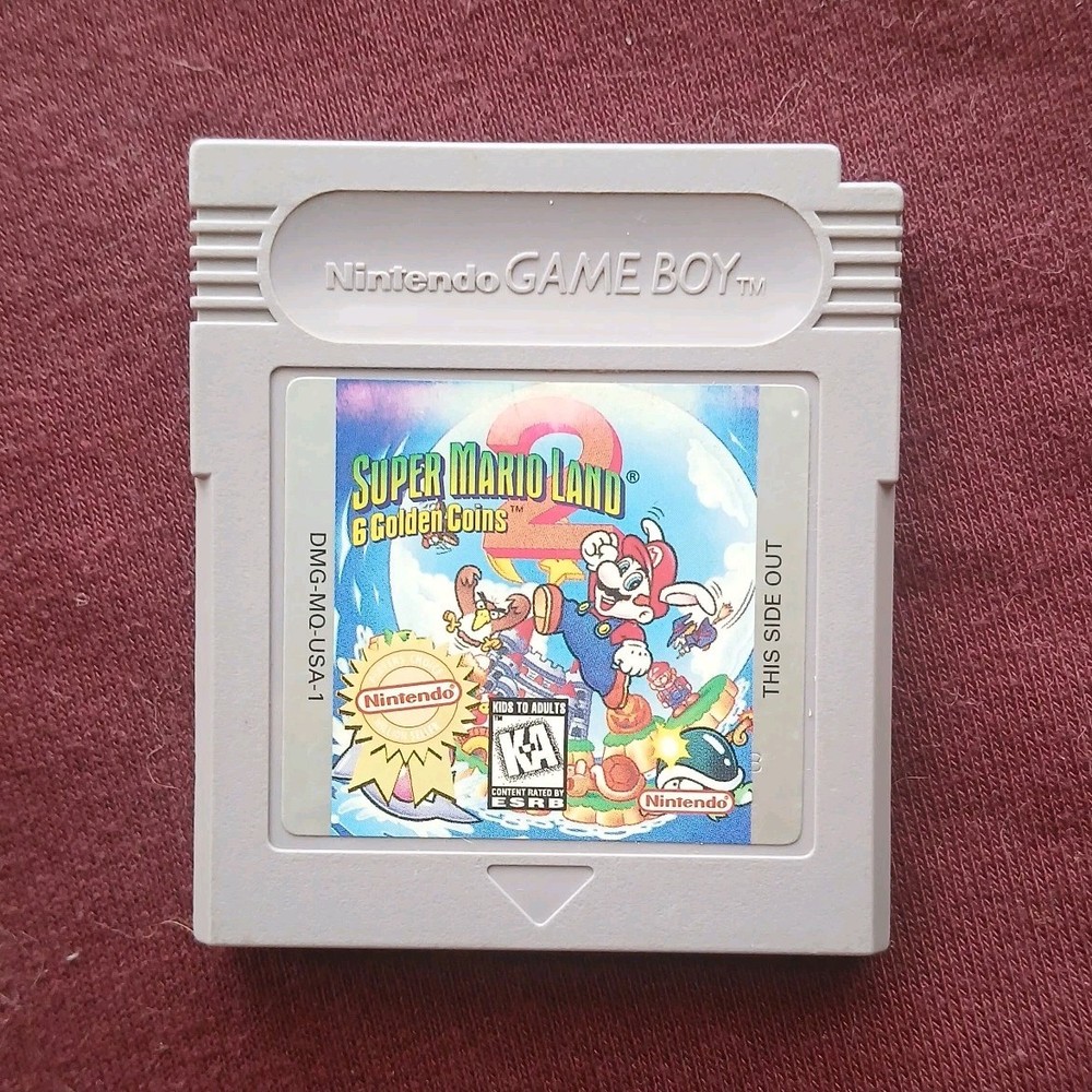 Nintendo Super Mario Land 2: 6 Golden Coins Game Boy.