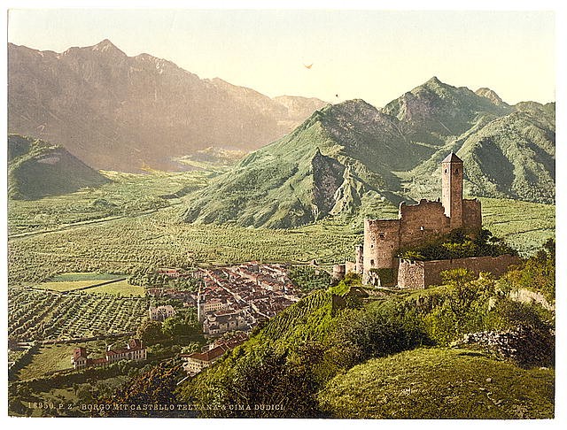 Photo:Borgo Valsugana,Telvano Castle,Cima Dodici,Tyrol,Italy