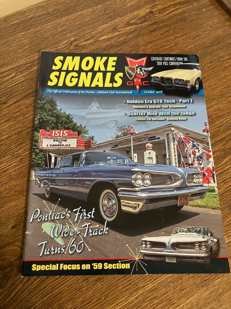 *Vintage Back Issue of Smoke Signals Magazine October 2018