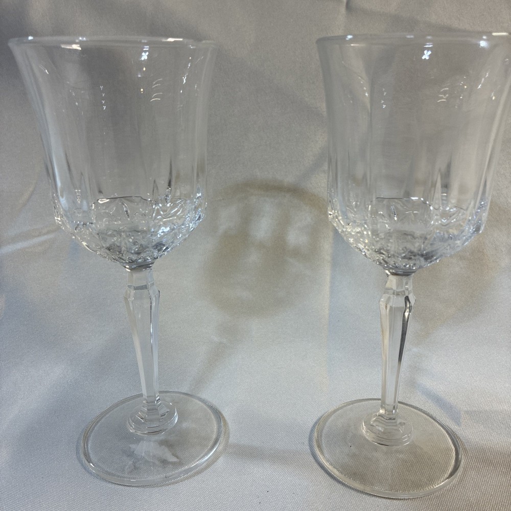 Crystal  Wine / Water Glasses - Set of 2