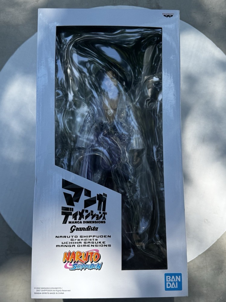 BANPRESTO Naruto Shippuden Grandista Manga Dimensions Uchiha Sasuke Figure