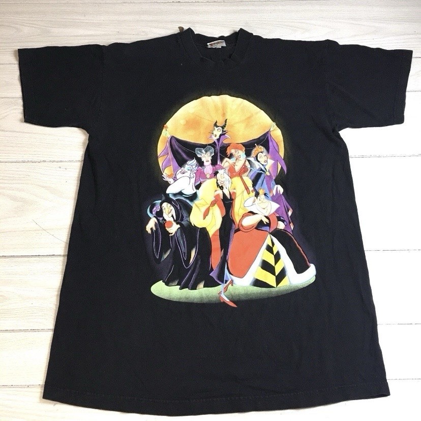 VTG 90s Disney Lady Villains T Shirt Unisex One Size Disney Villains
