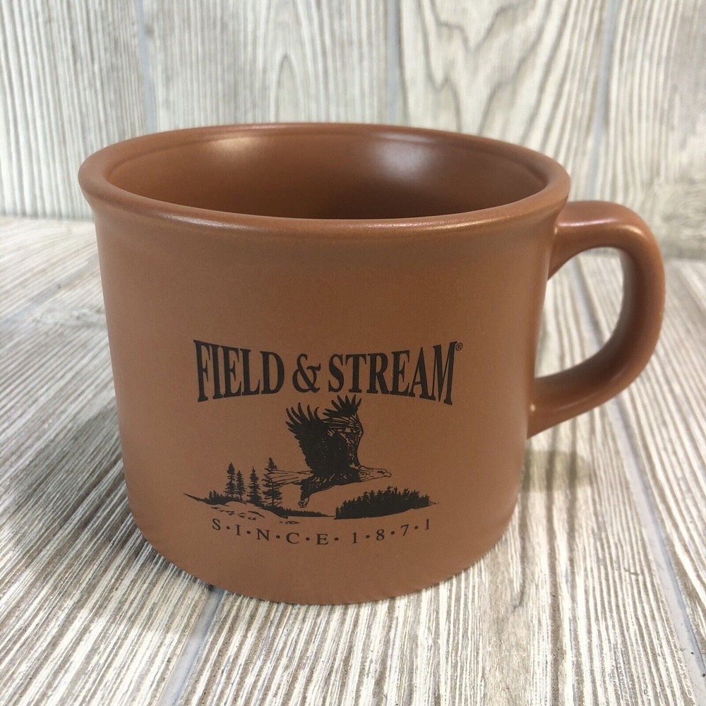 Field & Stream Stoneware Mug Large 4.25” Outdoor Adventures Coffee/Chili