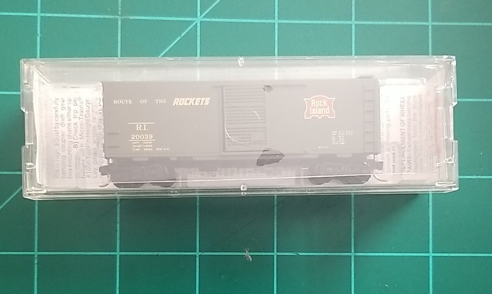 Micro Trains 40' Boxcar Rock Island RI #20039 - Z Scale NEW in Box