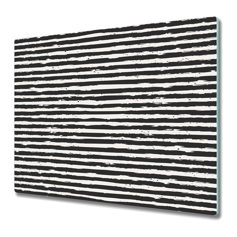 Glass Induction Ceramic Hob Cover stripes Stripe cover Any Colour Striped 60x52